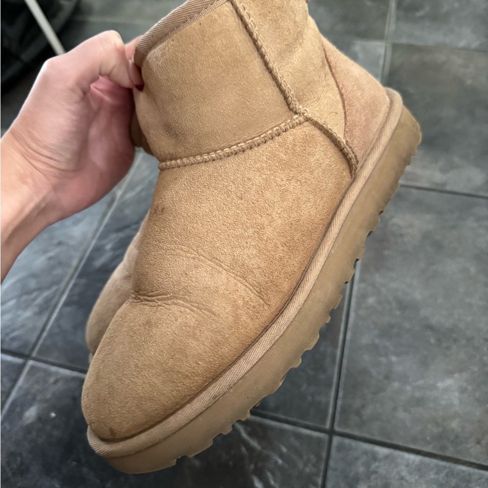 UGG Tan Ankle Boots - Picture 3 of 4